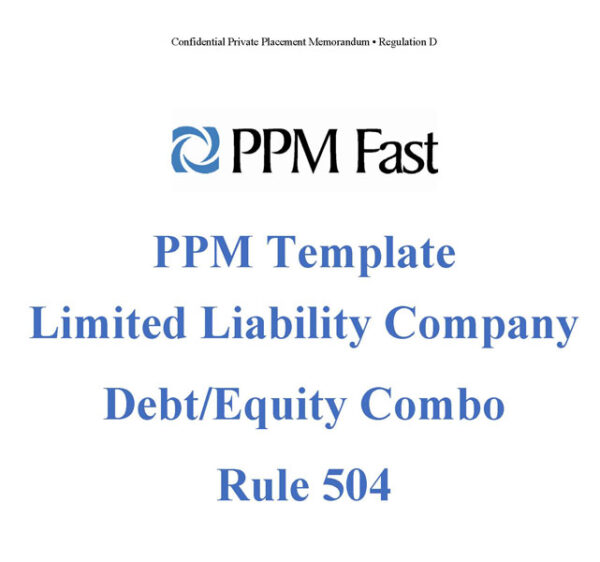debt equity ppm template